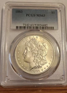 1883 1 $ PCGS MS-63 Morgan Silber Dollar - wirklich schön für die Erhaltung! - Bild 1 von 4