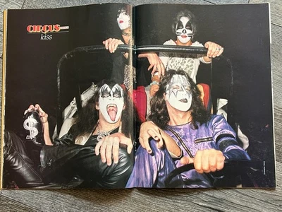 KISS Poster Centerfold 1975 CIRCUS Magazine Vintage Kiss Ad Aucoin 1979 Queen - Image 1 of 4