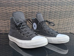 Converse 'Chuck Taylor II Lunarlon' Black High Top Shoes UK Size 5 - Picture 1 of 7