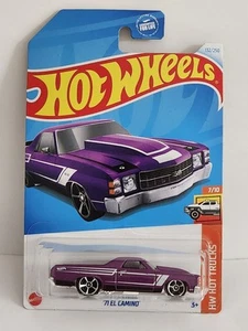 HOT WHEELS 71 El Camino 7/10 HOT WHEELS HOT TRUCKS 1/64 - Picture 1 of 7