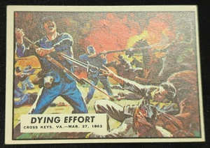 1962 Topps Civil War News Dying Effort # 13 Nice Condition - Picture 1 of 9