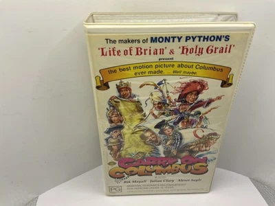 Carry On Columbus Big Box Clamshell VHS Tape - Free Post - image 1 of 3