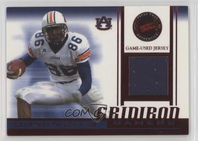 2007 Press Pass Gridiron Gamers Red Courtney Taylor #GG-CT Rookie RC - Image 1 of 2