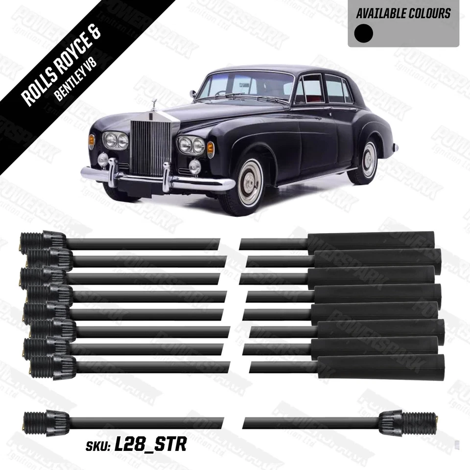 Rolls Royce Silver Cloud HT cables 7 mm doble silicona bellota accesorios Lucas 20D8 Foto 1 de 4
