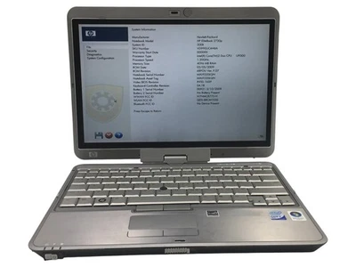 HP Elitebook 2730p12.1 ''Laptop core 2 Duo U9300 1.20GHz 4GBRAM No(HDD/AC) - Image 1 of 4
