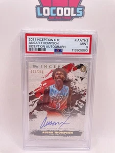 2021 Topps Inception OTE Elite Ausar Thompson Autograph /200 PSA 9 Mint Rookie - Picture 1 of 2