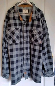 MEN'S LEGENDARY WHITETAILS 4XT 100% POLYESTER FLEECE BUFFALO PLAID SHACKET - Picture 1 of 9