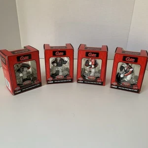 Vintage Coca Cola Nascar Eisbär Grube Crew Ornamente - 4er Set - Bild 1 von 11