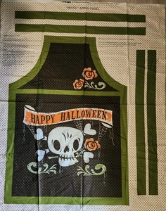 David Textiles "Skull" Apron Panel - Picture 1 of 6