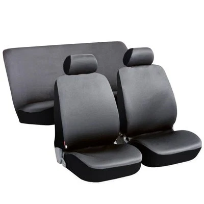 COPRISEDILI AUTO UNIVERSALE FODERE AUTO UTILITARIA COLORE GRIGIO SCURO - Immagine 1 di 4
