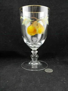 PEAR  ROYAL WORCESTER EVESHAM WATER GLASS 14 OZ  7"  - Imagen 1 de 1