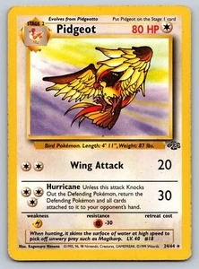 Pokémon TCG Karte Pidgeot 24/64 Rare Jungle 1999 WOTC Regular Unlimited LP - Bild 1 von 4