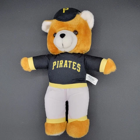 Pittsburg Pirates MLB Steven Smith Play By Play 12" Inch Plush Bear Cover