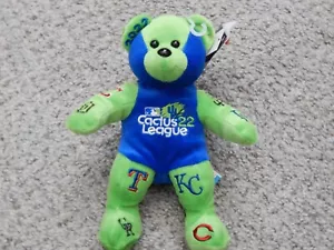 MLB 2022 FRÜHLING TRAINING CACTUS LEAGUE FOCO BEANIE PLÜSCHBÄR GRÜN 8" HOCH NEU MIT ETIKETT - Bild 1 von 10