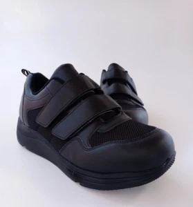 Drew Shoes Contest 44010 Medical Heel Stabilizer Comfort Shoe Black Men Sz 11 W - Picture 1 of 18