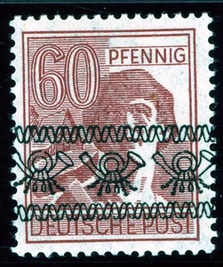 Deutschland Bizone Mi. 49Ia ss postfrisch signiert Schlegel BPP - Bild 1 von 2