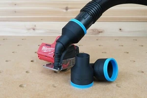 2 1/2" Shop Vac Hose Adapter for Milwaukee 12v Cut Out Tool - Picture 1 of 4