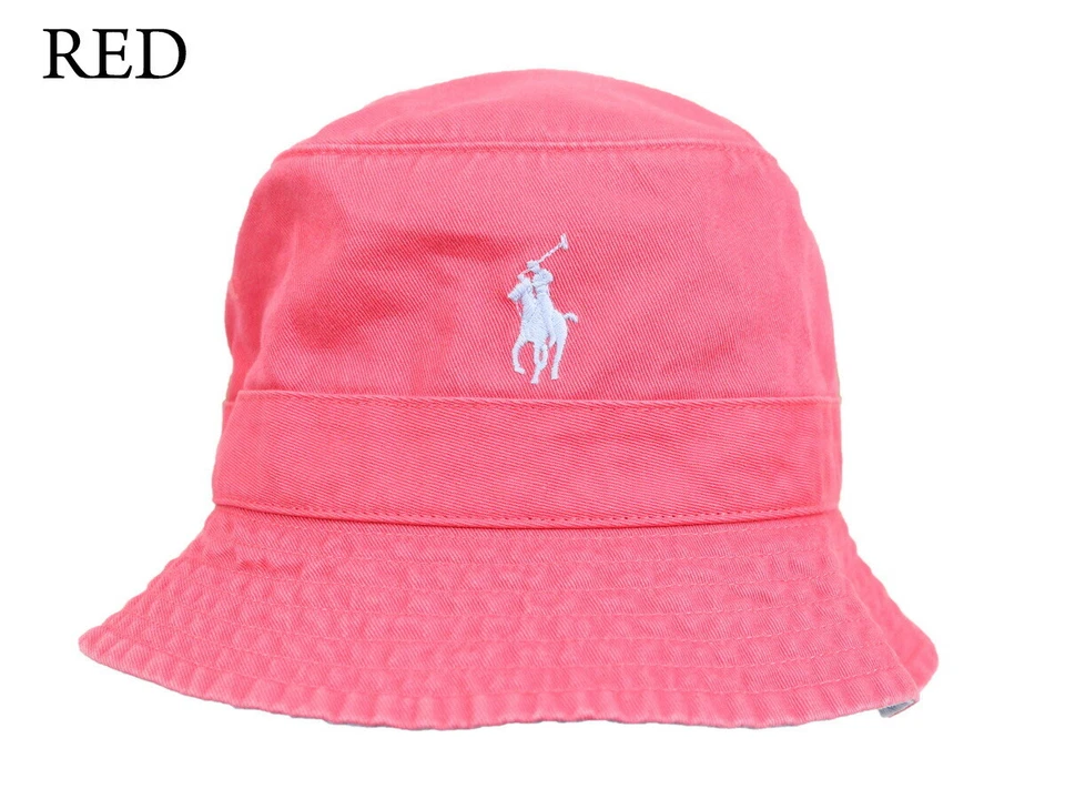 Polo Ralph Lauren Solid Safari Bucket Hat with Trim Accent - 4 color options - - Image 1 of 1