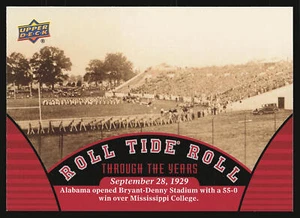 2012 Upper Deck University of Alabama #89 Bryant-Denny Stadium Opens - Picture 1 of 2