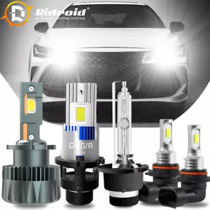 LED HID Headlight Low Beam D4S + Fog Light Bulbs Kit For Lexus ES350 2007-2012 - Picture 1 of 27