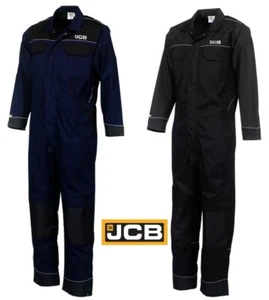 Tute commerciali JCB da uomo ginocchiere tute resistenti tuta caldaia meccanica da lavoro - Foto 1 di 4