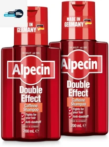 Alpecin Double Effect 2X 200Ml | anti Dandruff and Natural Hair Growth Shampoo | - Picture 1 of 12