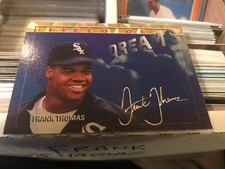 Frank Thomas Chicago White Sox Field of Dreams Gold Signature TEST ISSUE