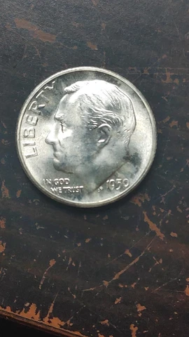 1950 S Key Date Roosevelt Silver Dime Choice to Gem BU                      S191 Cover