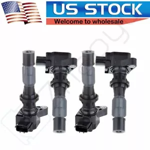 4pack Ignition Coil Pack for Mazda 3 6 CX7 MX-5 Miata I4 2.0L 2.3L 2.5L UF54 - Picture 1 of 6