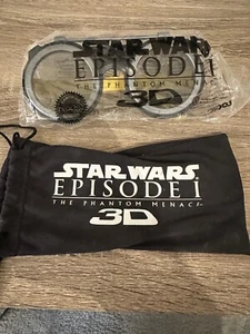 Star Wars Episode 1 Phantom Menace Anakin Skywalker Podracer Real 3D glasses NEW - Foto 1 di 3