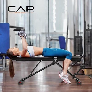 Barbell Multi-Purpose Adjustable Utility Strength Training Weight Bench,ELITE - Picture 1 of 8