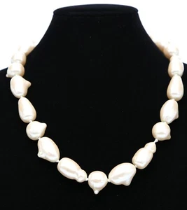 Kenneth Lace Womens Ivory Necklace W1149 - Picture 1 of 6
