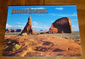 2004 ARIZONA HIGHWAYS CALENDAR - BEAUTIFUL ARIZONA SCENERY - NICE CLEAN PAGES - Picture 1 of 5