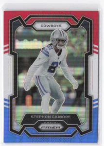 2023 Panini Prizm Stephon Gilmore #77 Rosso Bianco e Blu Prizm - Foto 1 di 2