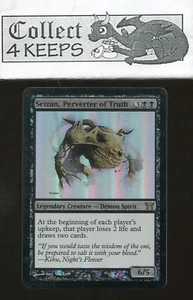 Seizan Perverter of Truth Foil Champions of Kamigawa Lightly Played LP MTG - Picture 1 of 5
