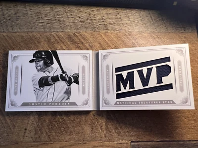 2014 Национальные сокровища Дастин Педройя звезда Jumbo буклеты MVP /25 - Изображение 1 из 3