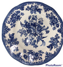 Enoch Wedgwood (Tunstall) Ltd Asiatic Pheasants Dinner Plate Blue White England