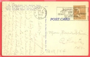USA Prexie Prexy  1 1/2c Solo on KANSAS CITY CENTENNIAL Slogan Post Card - Picture 1 of 2