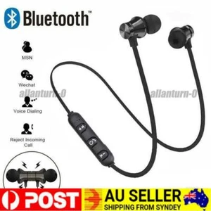 Earphones Sports Bluetooth Wireless 5.0 Earbuds Headphones Headset Stereo In Ear - Picture 1 of 10