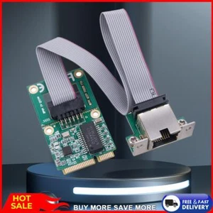 Mini PCIe Network Adapter RTL8111H Mini PCI Express Gigabit Ethernet Card for PC - Picture 1 of 10