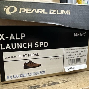 Pearl Izumi X-Alp Launch SPD Mtn Bike Shoes Men US Men 8.5 US 42 EU Brown - Picture 1 of 5