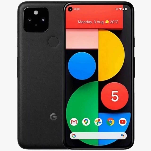 Google Pixel 5 - 128GB - Just Black (Unlocked) (Dual SIM)