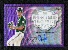 2020 Leaf Perfect Game National Showcase Metal 1/1 Andrew Painter Auto 2d3