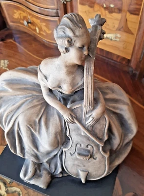 G.CACCIAPUOTI DAMINA CON VIOLONCELLO - Immagine 1 di 4