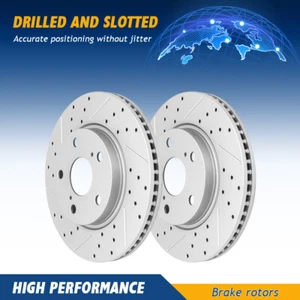 Rotor de freno delantero perforado y suelto para Scion xB Toyota Prius V RAV4 Lexus HS250h - Imagen 1 de 6