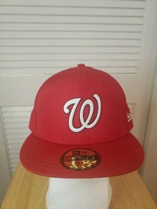 NWS 2018 Washington Nationals Batting Practice New Era 59fifty 7 3/8 - Picture 1 of 9
