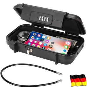 Sicherheitsbox Autosafe Tragbar Autotresor Dokumentenbox Wasserdicht Minitresor - Bild 1 von 24