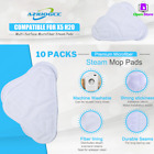X5 H20 Steam Mop Pads Compatible for X5 H20 Steam Cleaner, White Microfiber Pads
