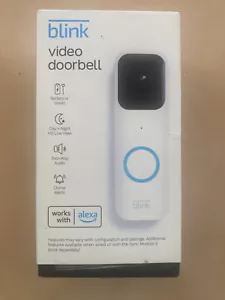 Blink Videocitofono Telecamera Cablata/Wireless Due Vie Audio HD Video e Alexa NUOVO - Foto 1 di 5