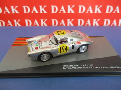 Die cast 1/43 Modellino Auto Porsche 550 Coupe Carrera Panamericana 1953 J.Juhan - Immagine 1 di 4